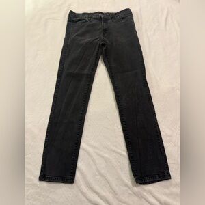 Tahari Men's Dark Gray Black Skinny Jeans 36W